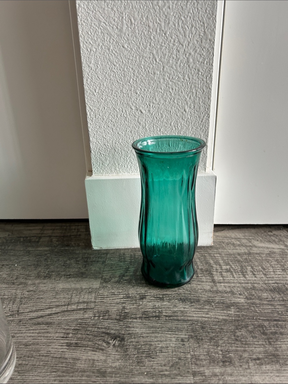 Green Glass Decorative Vase - Home Accents